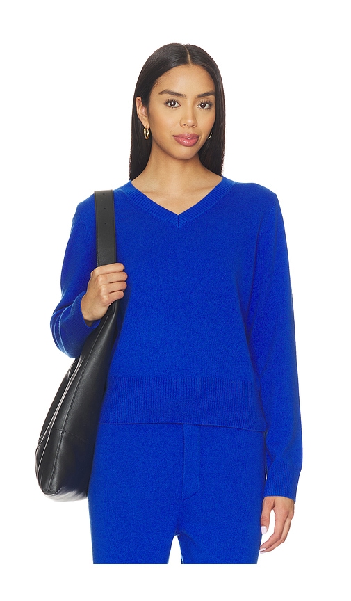 Artless Forever Tove V-neck Sweater in Royal. - XXS also in XS, S, M