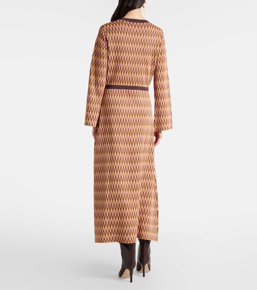 Pamela jacquard midi dress