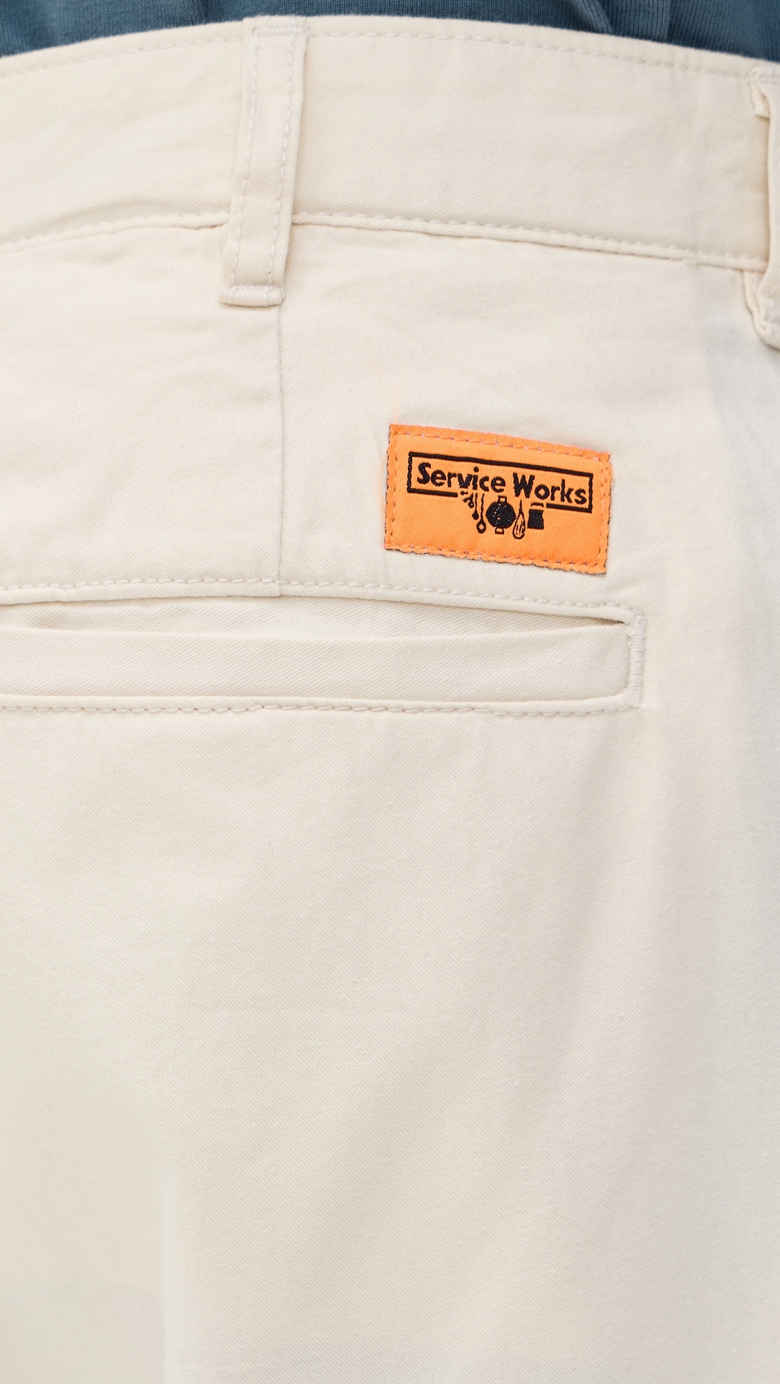 Twill Part Timer Shorts Off-White