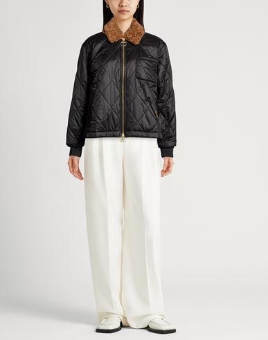 Woman Puffer Black Size 6 Polyamide