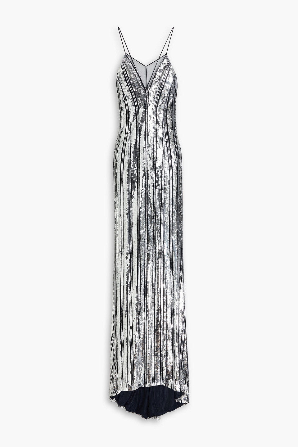Kate sequined tulle gown - Metallic - FR 48