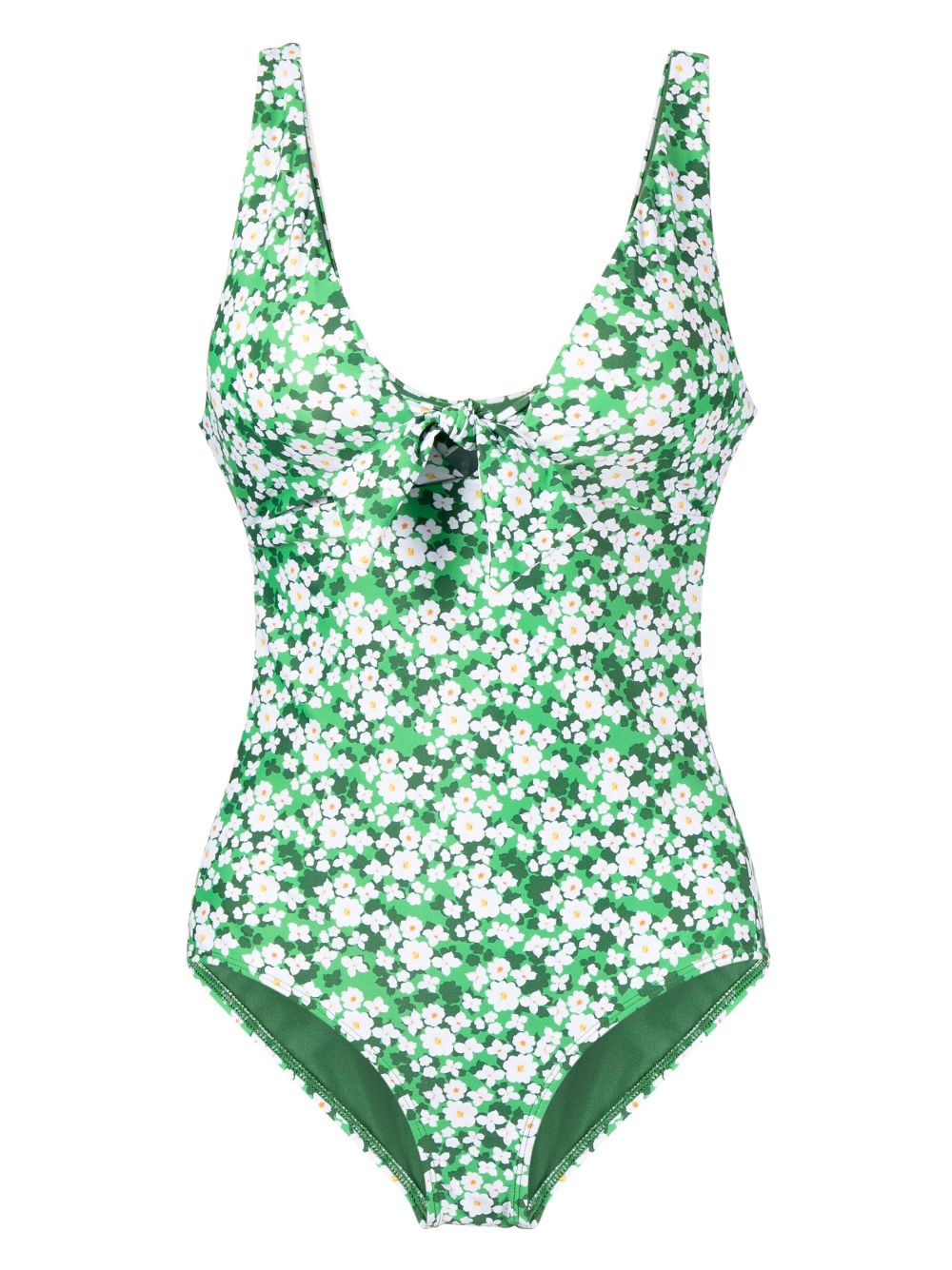 Pallas floral swimsuit - Green