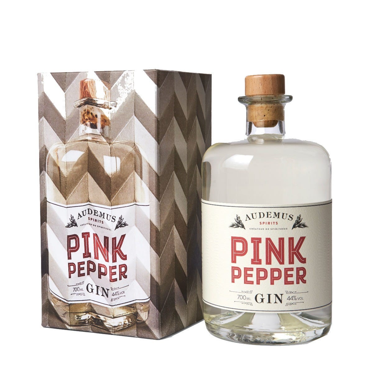 Audemus Pink Pepper Gin, 70cl