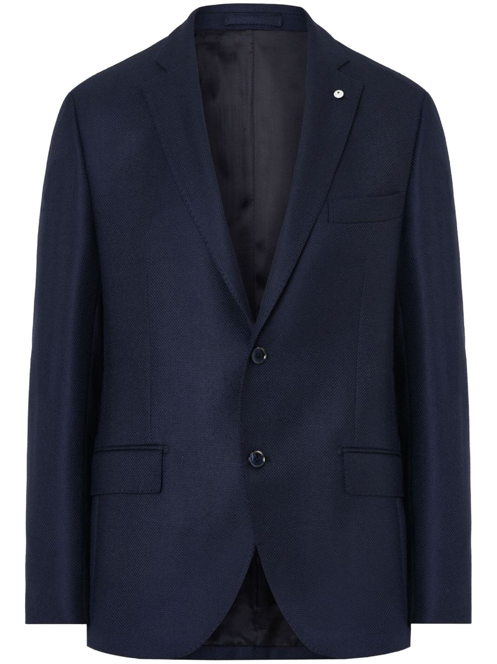 Single-breasted blazer - Blue