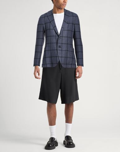 Man Blazer Slate blue Size 38 Virgin Wool, Polyamide