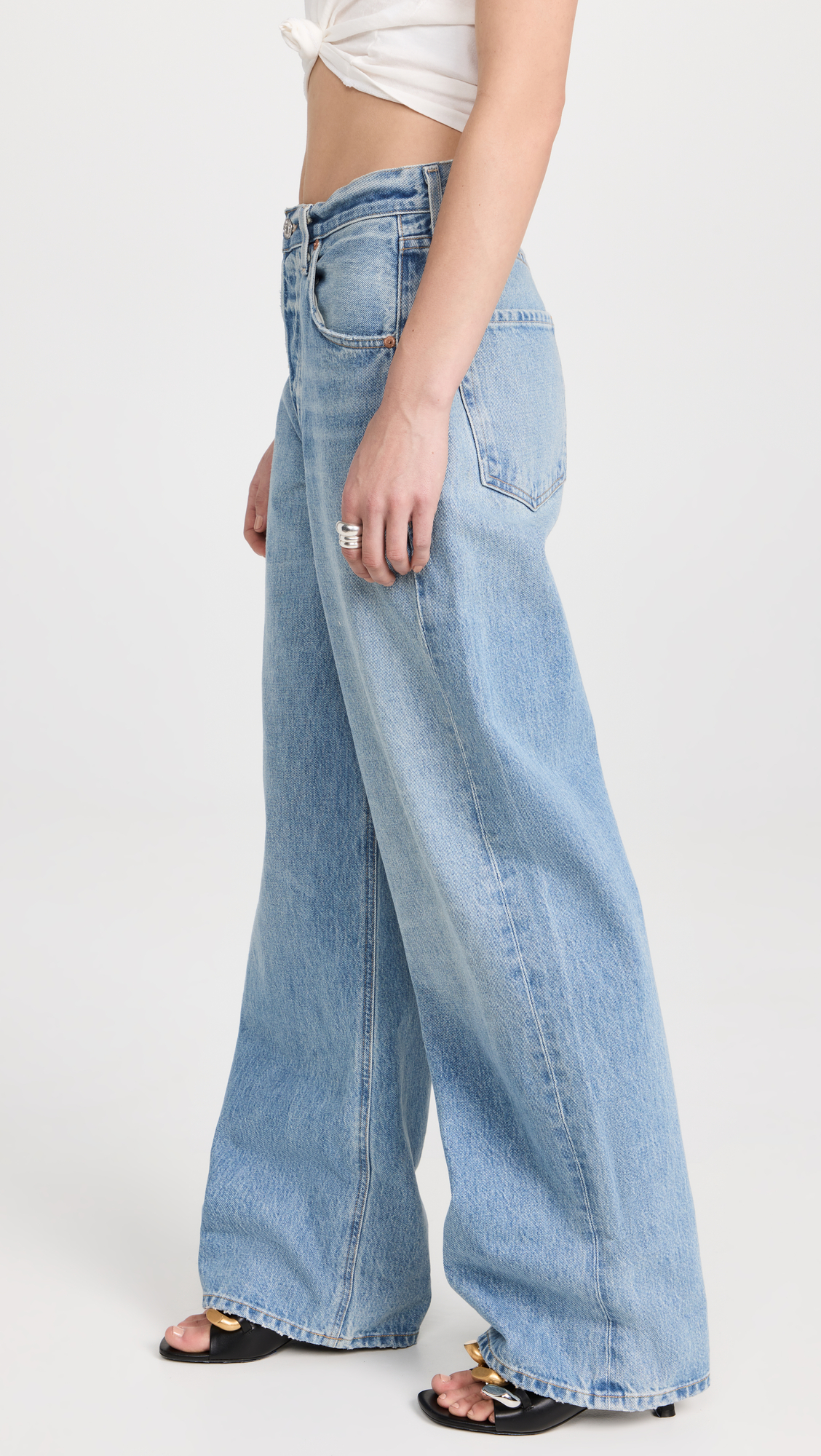 Ayla Baggy Cuffed Crop Jeans