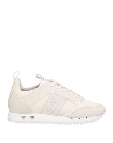 Ea7 Man Sneakers Beige Size 4.5 Polyamide, Polyester, Polyurethane coated, Thermoplastic polyurethane
