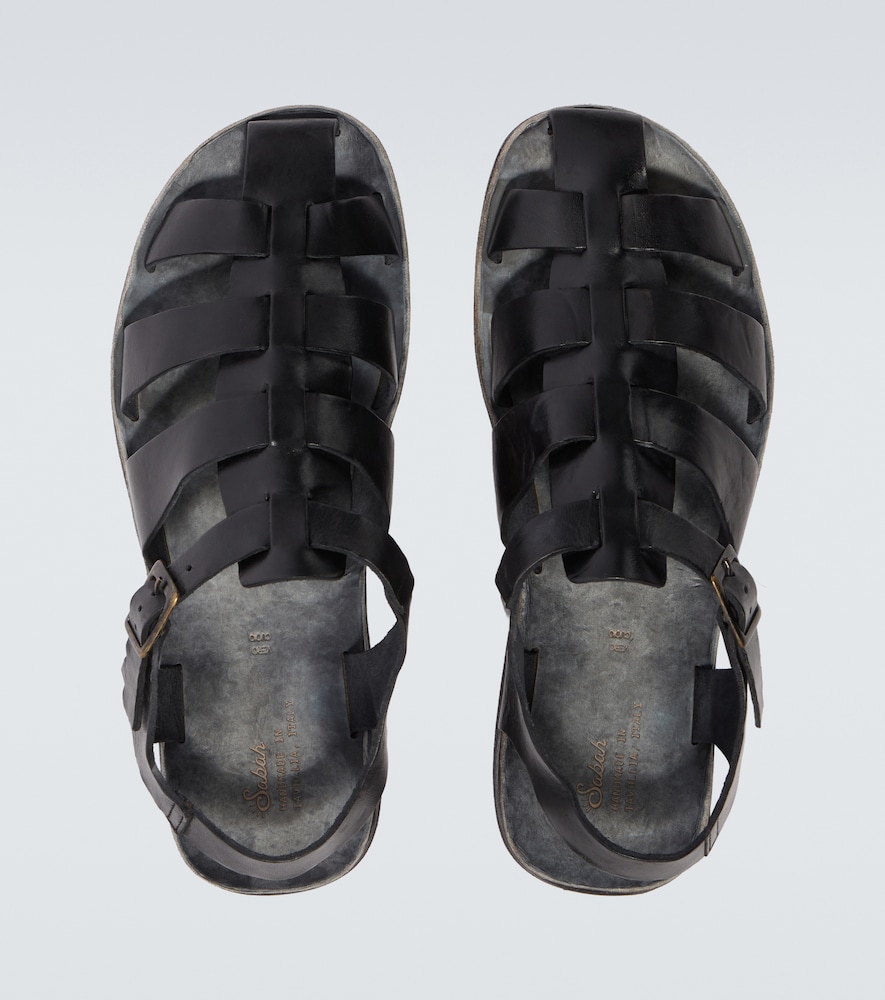 Porto leather fisherman sandals