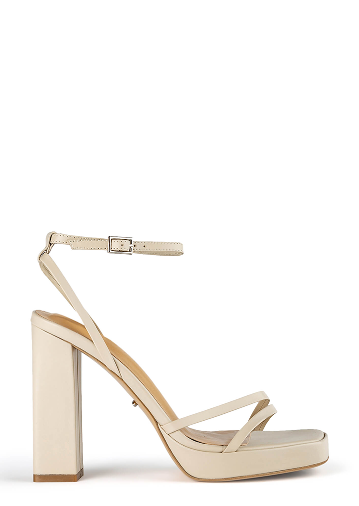 Detroit Vanilla Capretto Heels