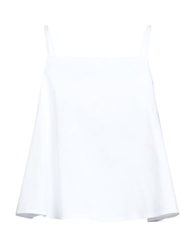 Woman Top White Size XS Cotton, Polyamide, Elastane