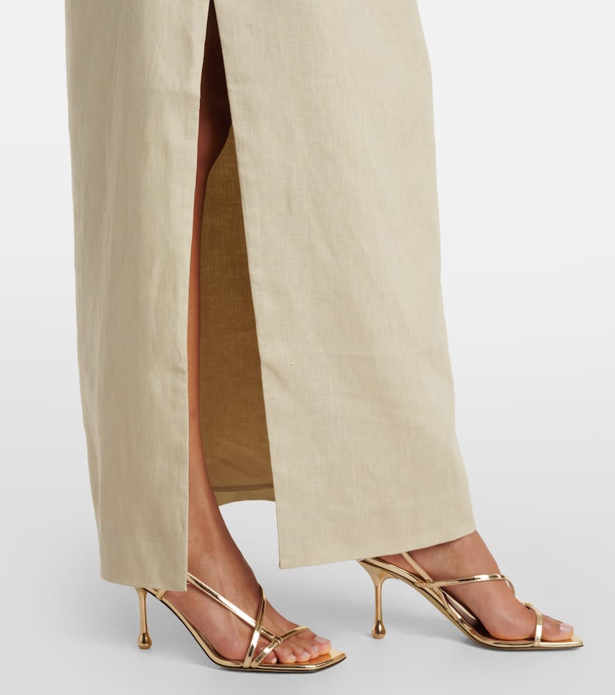 Tamara linen maxi dress