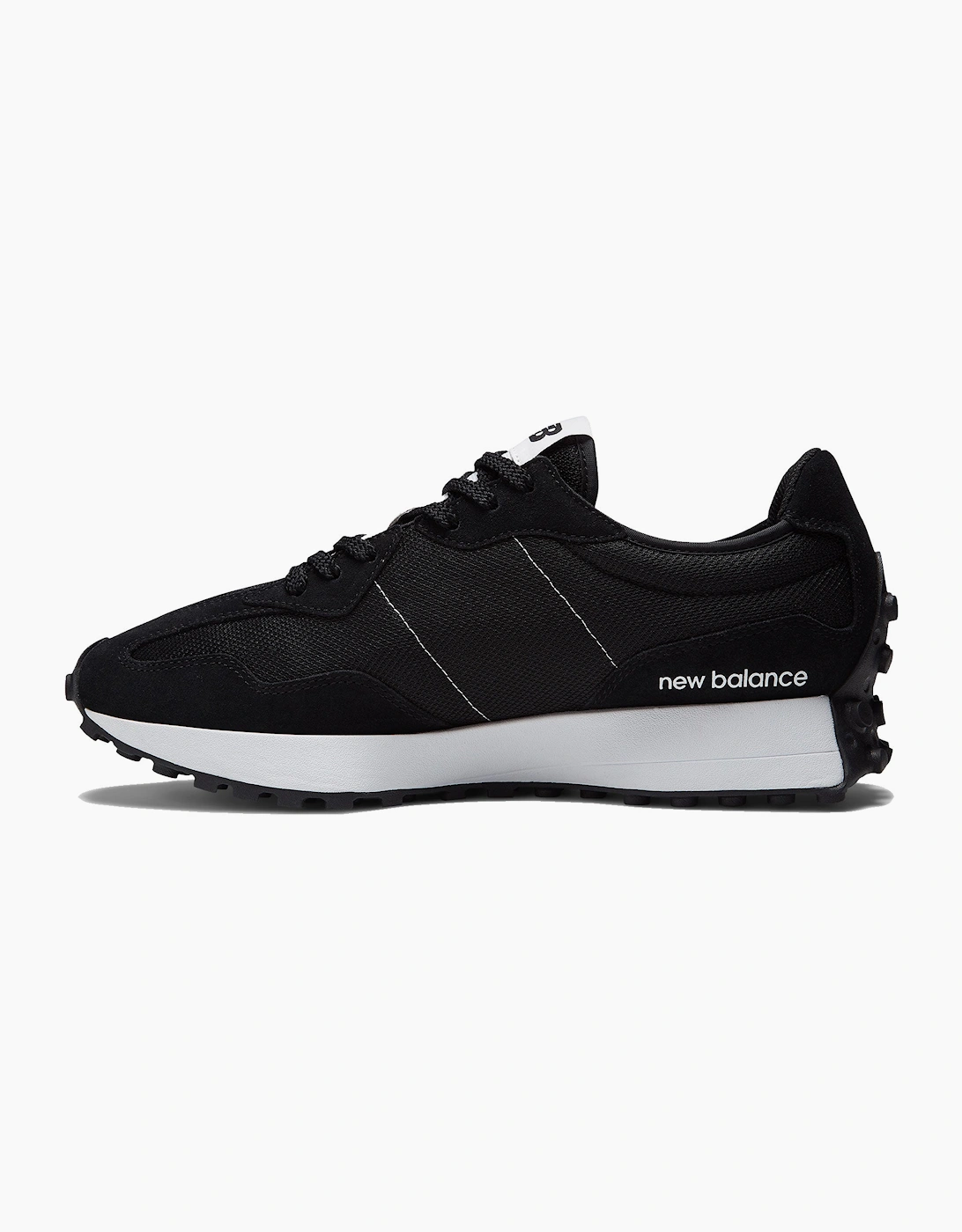 Men's NEW BALANCE 327 TRAINER BLACK/WHITE - Black/Multi