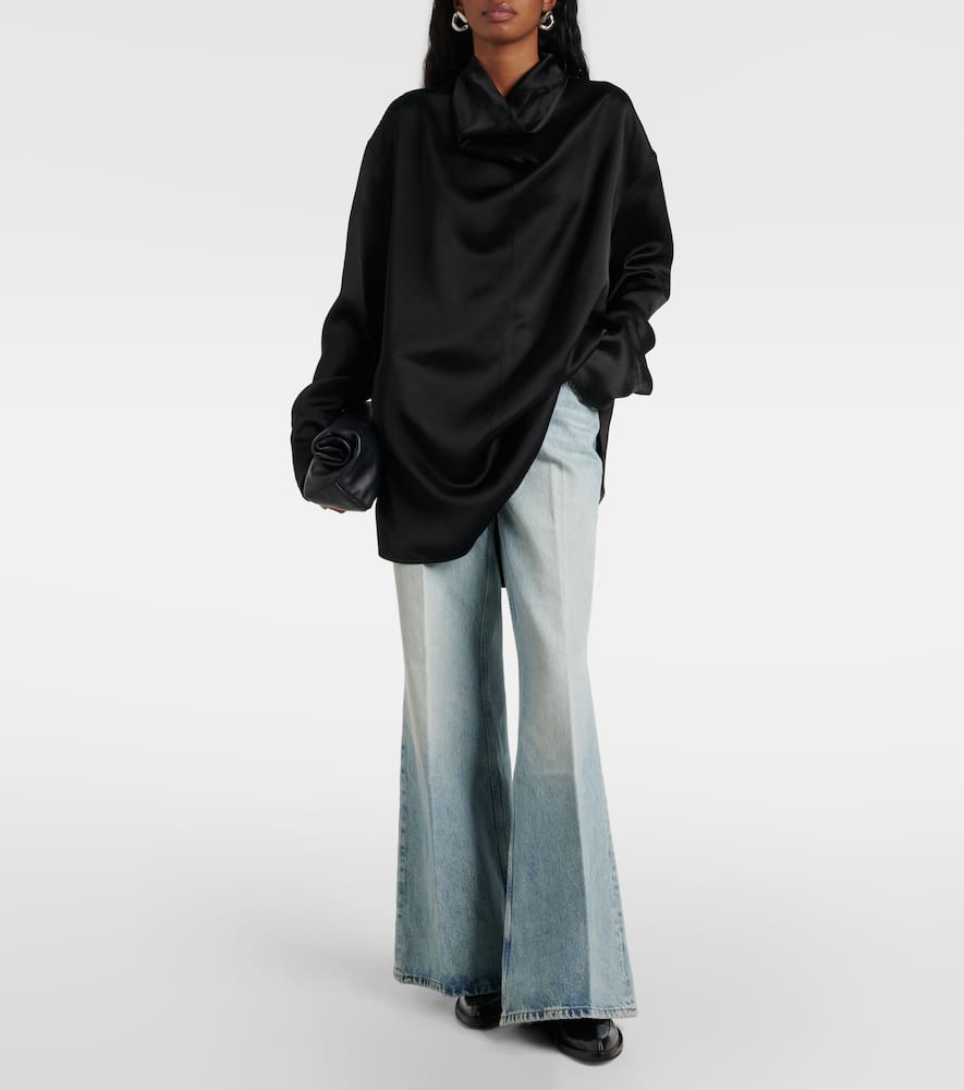 Baggy flared jeans