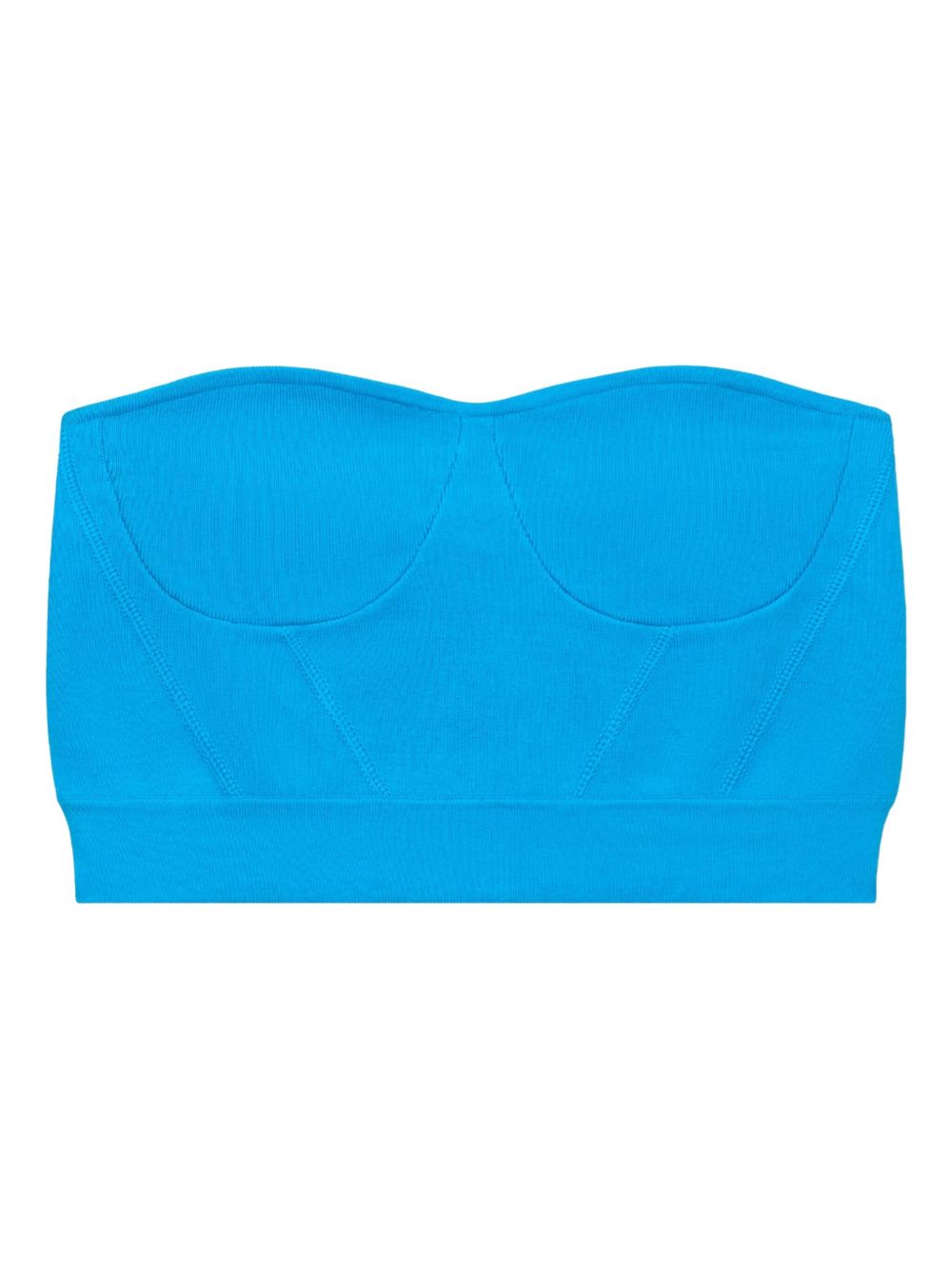 Strapless top - Blue