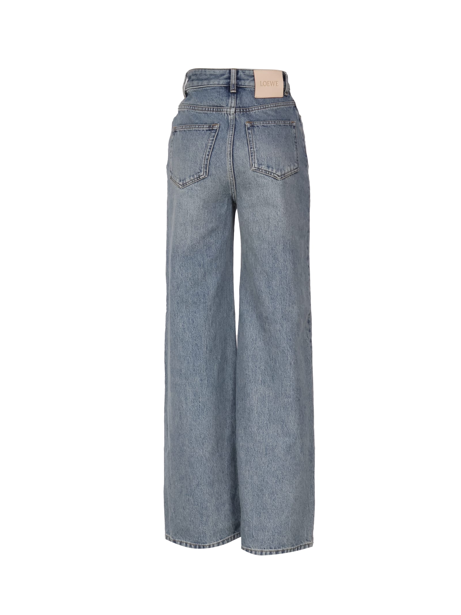 Jeans Crafted In Medium-weight Washed Cotton Denim