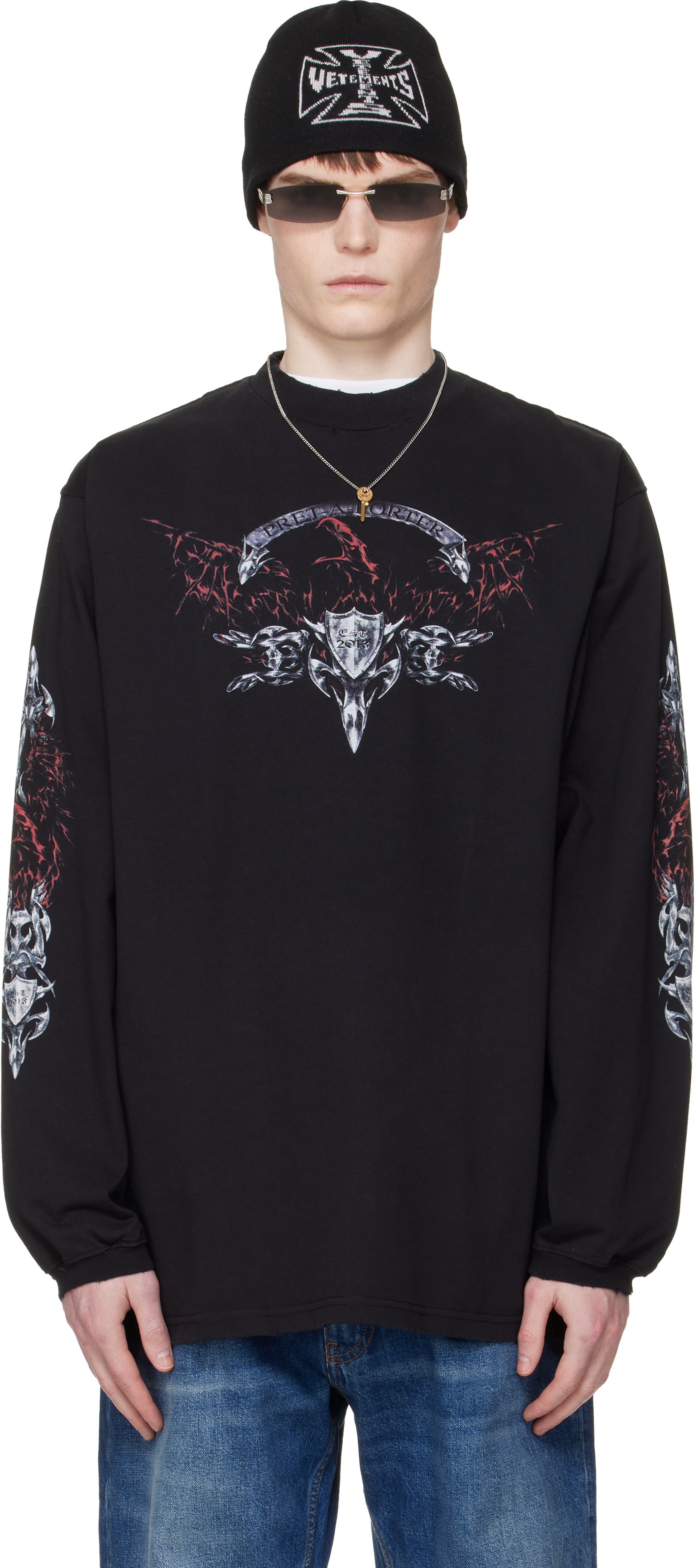 Black Metal Longsleeve T-shirt