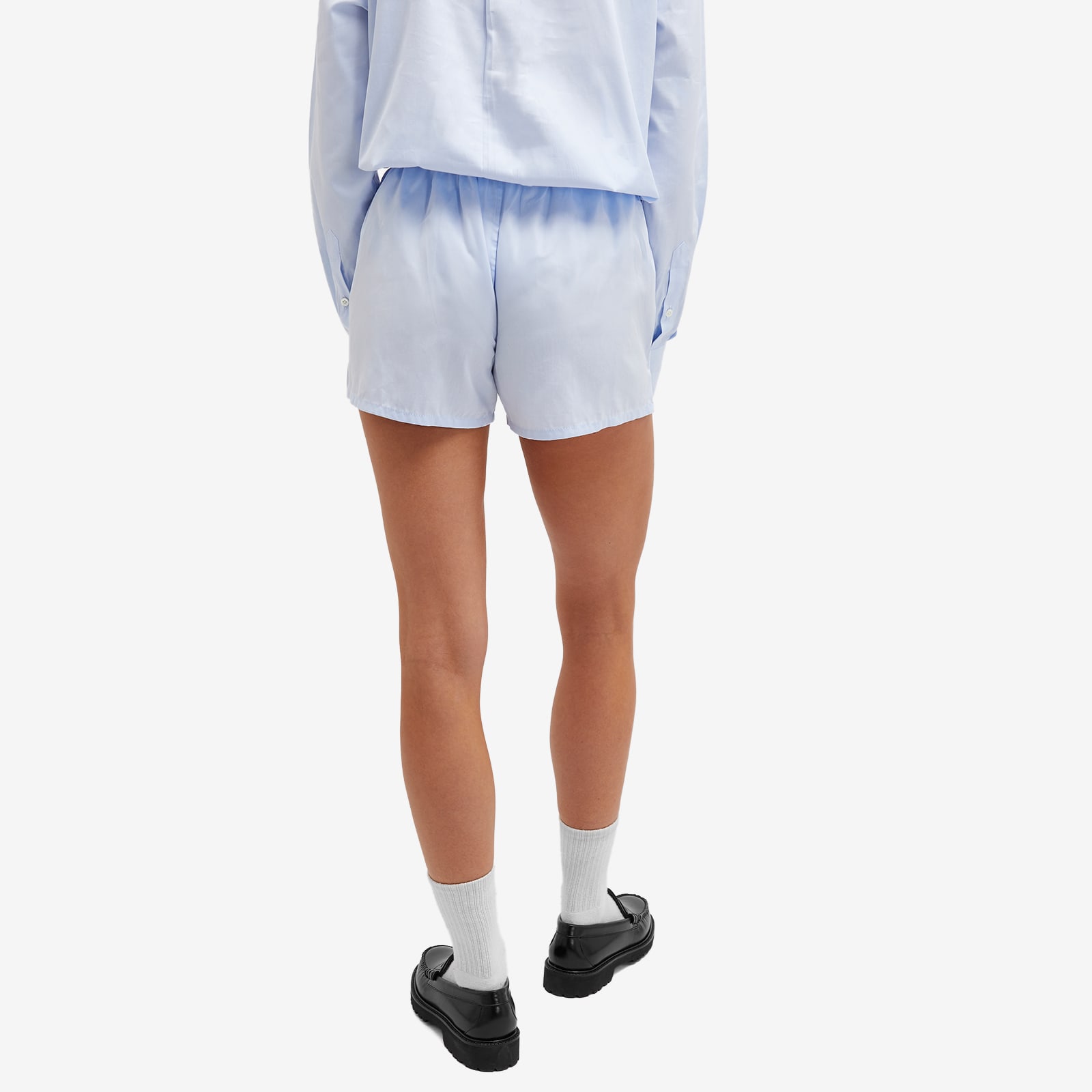 Women's Boxer Shorts in Chambray Blue