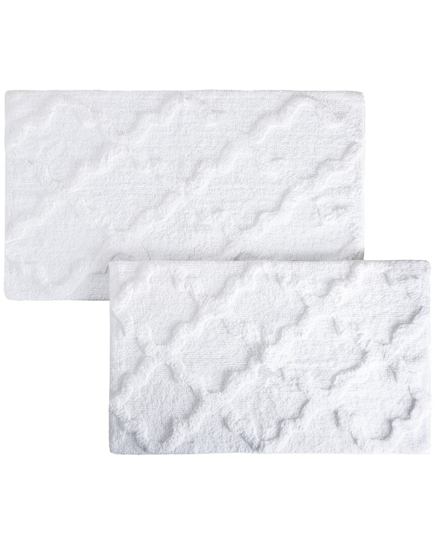 Cotton Plush 2Pc Bath Mat Set