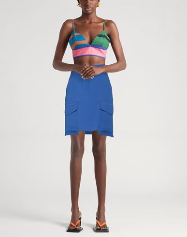 Sly010 Woman Mini skirt Bright blue Size 4 Polyester