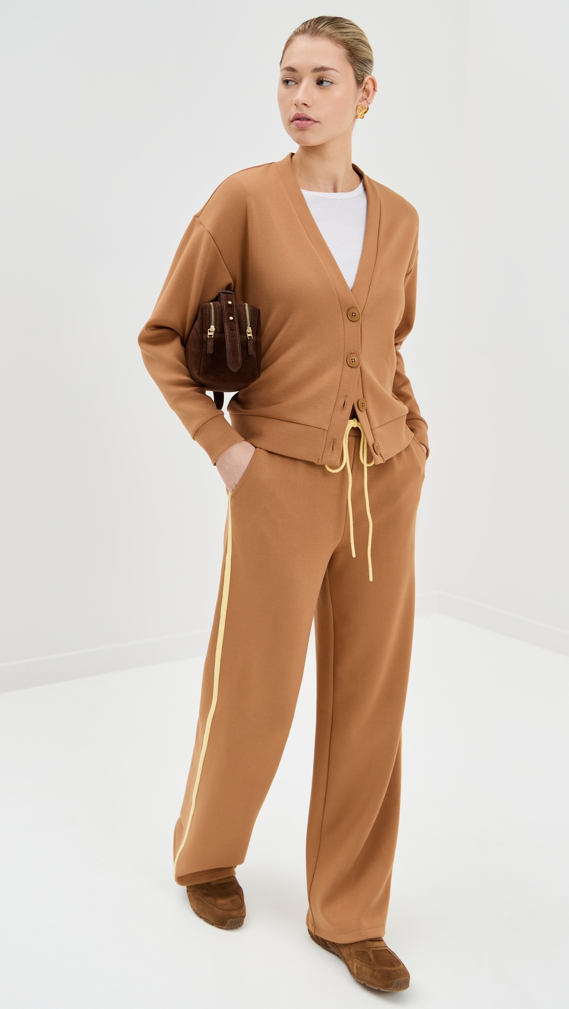 Maddie Cardigan Camel