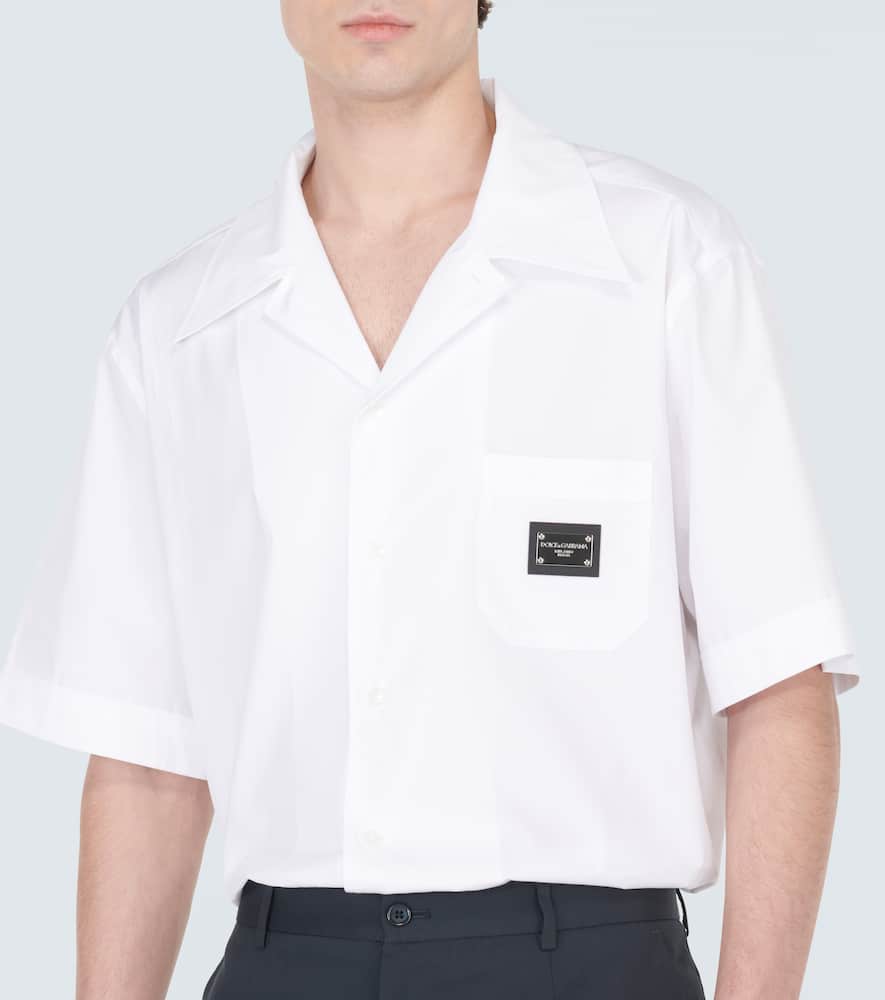 Logo cotton shirt