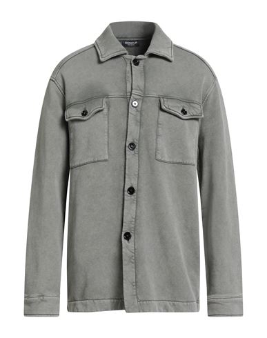 Man Shirt Military green Size L Cotton