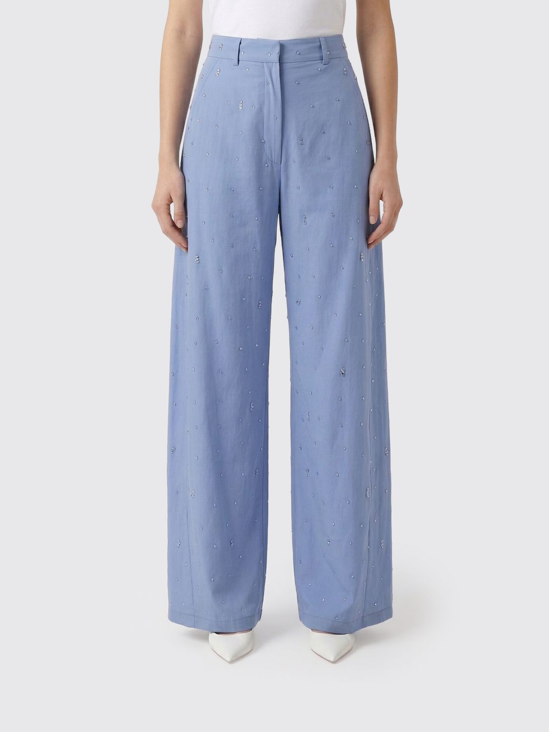 Pants Woman color Blue