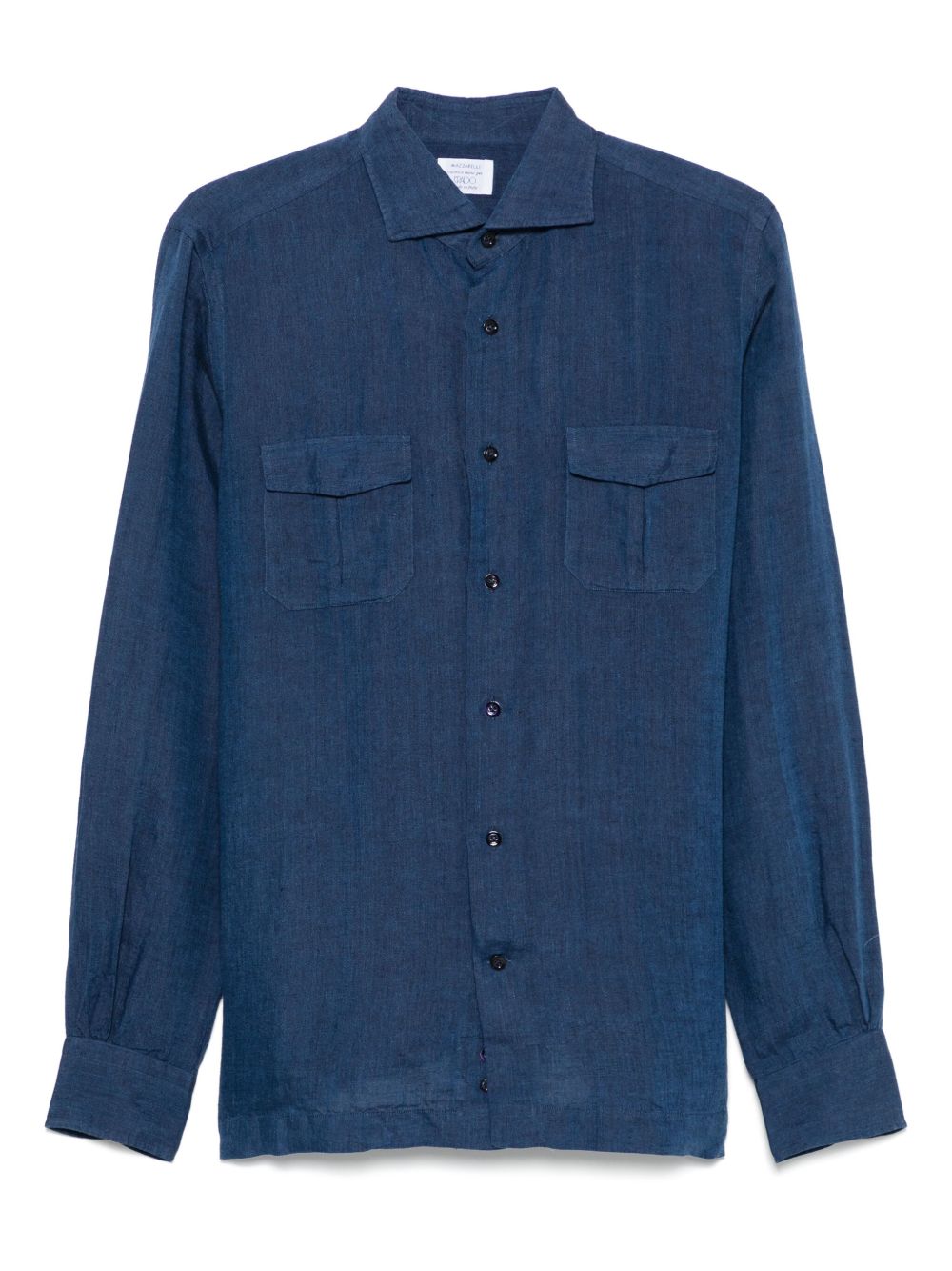 Mazzarelli linen shirt - Blue