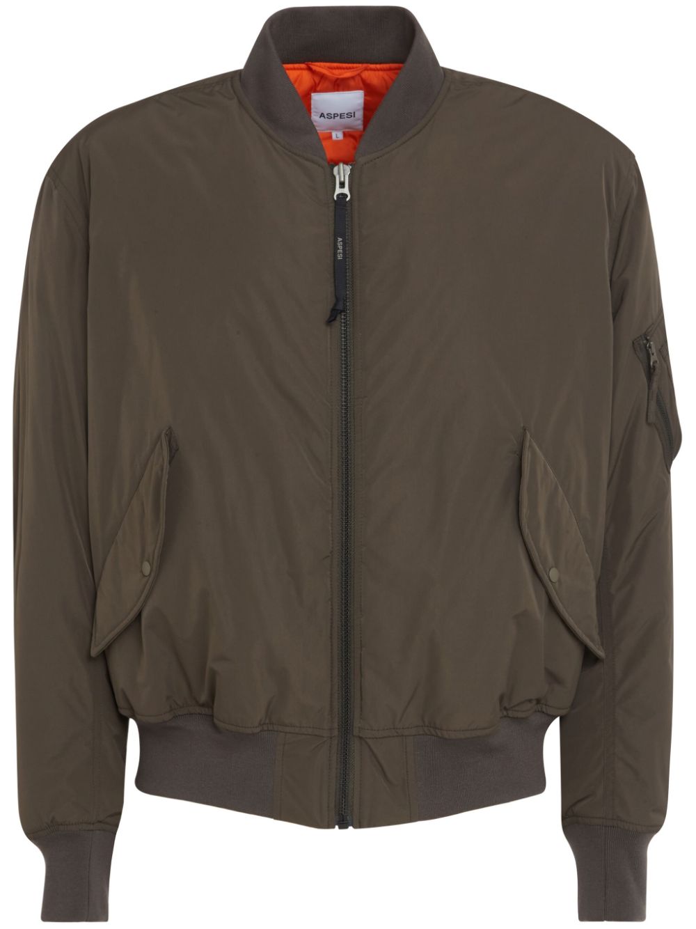 Zip-up bomber jacket - Green