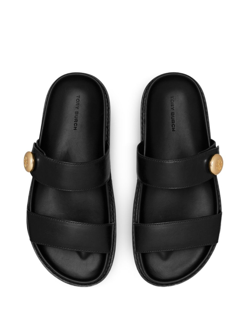 Romy Sport Leather Slides