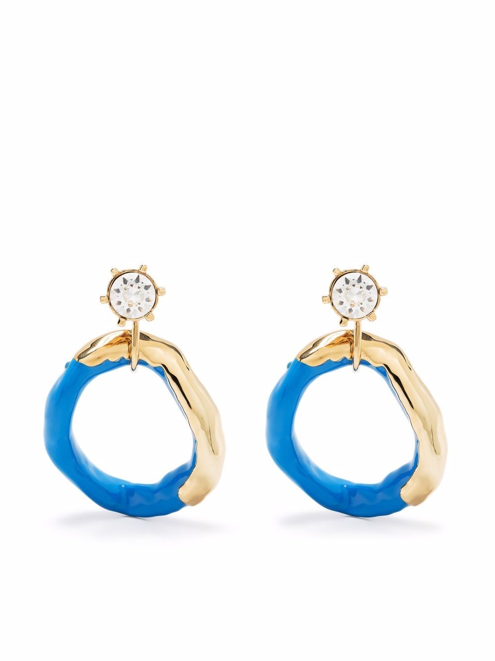 Calamari two-tone earrings - Gold