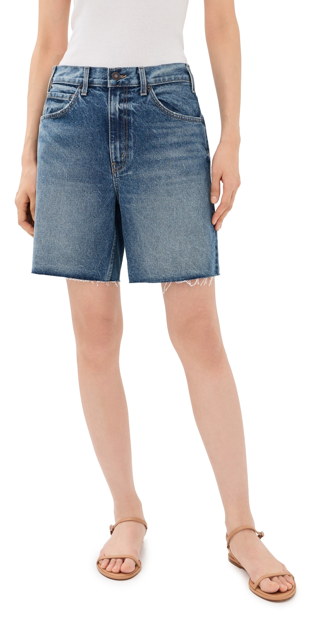 Russel Denim Shorts Rosebowl Wash