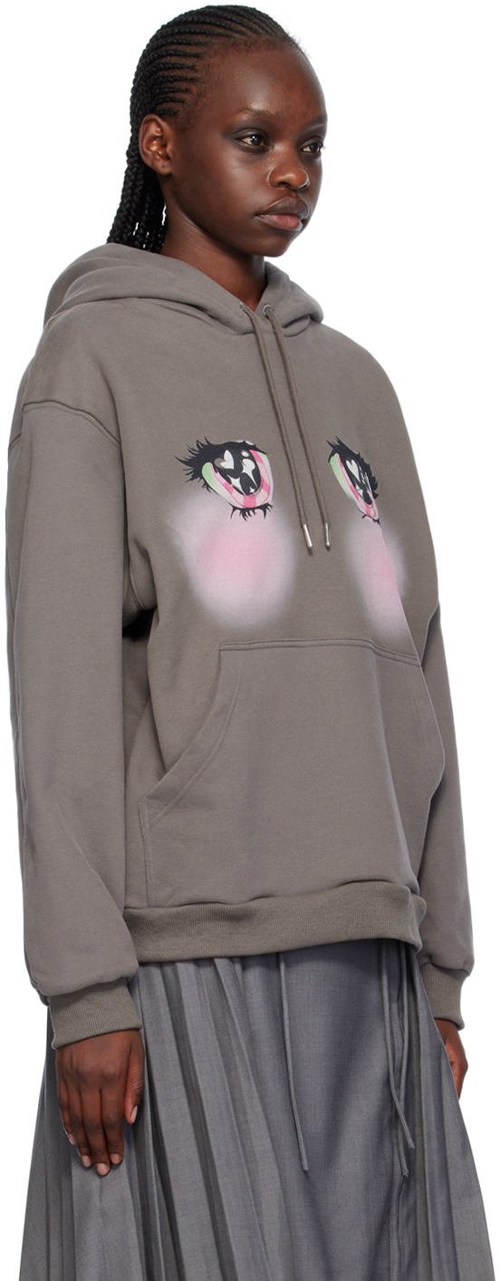 Nodress SSENSE Exclusive Gray Twinkle Eyes Hoodie