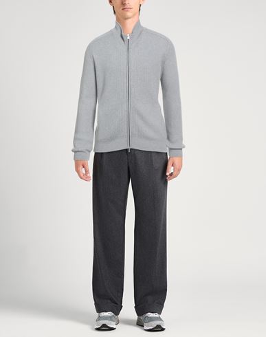 Man Cardigan Light grey Size 50 Virgin Wool, Viscose, Cashmere