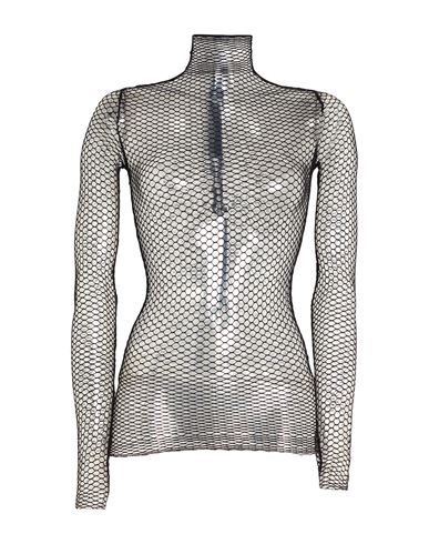 Woman Top Black Size 4 Polyamide, Elastane