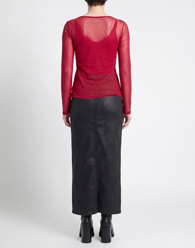 Woman Top Burgundy Size M Polyamide