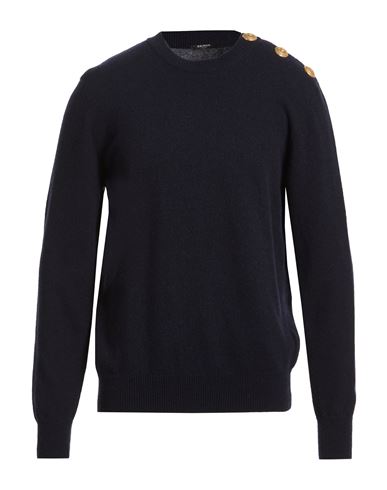 Man Sweater Midnight blue Size M Cashmere, Virgin Wool