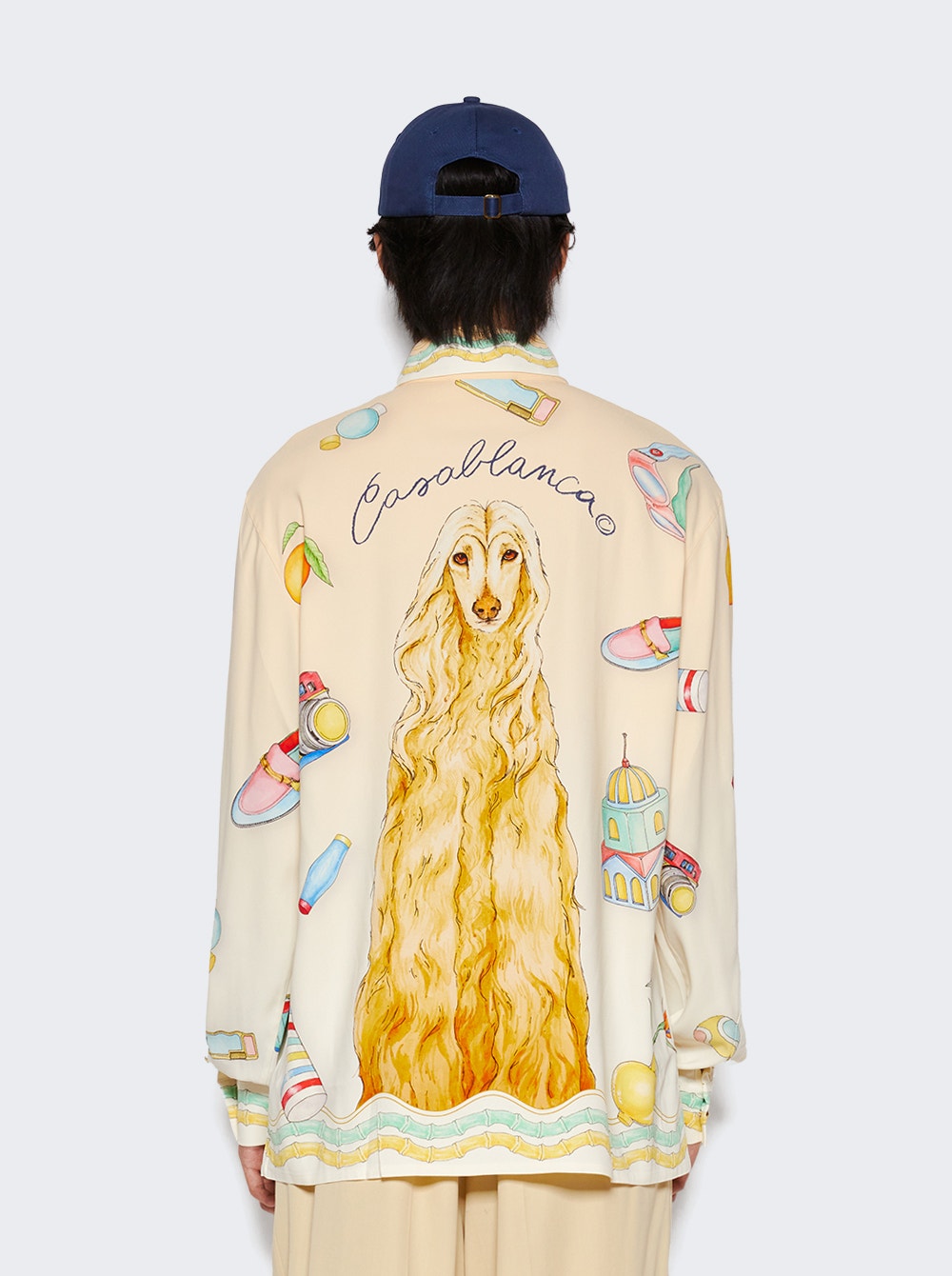 All-over printed shirt - Neutrals