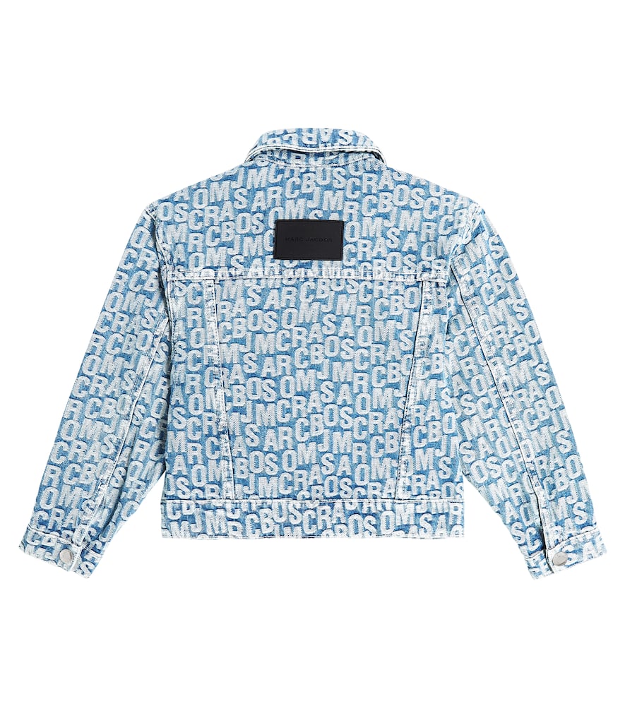 Printed denim jacket