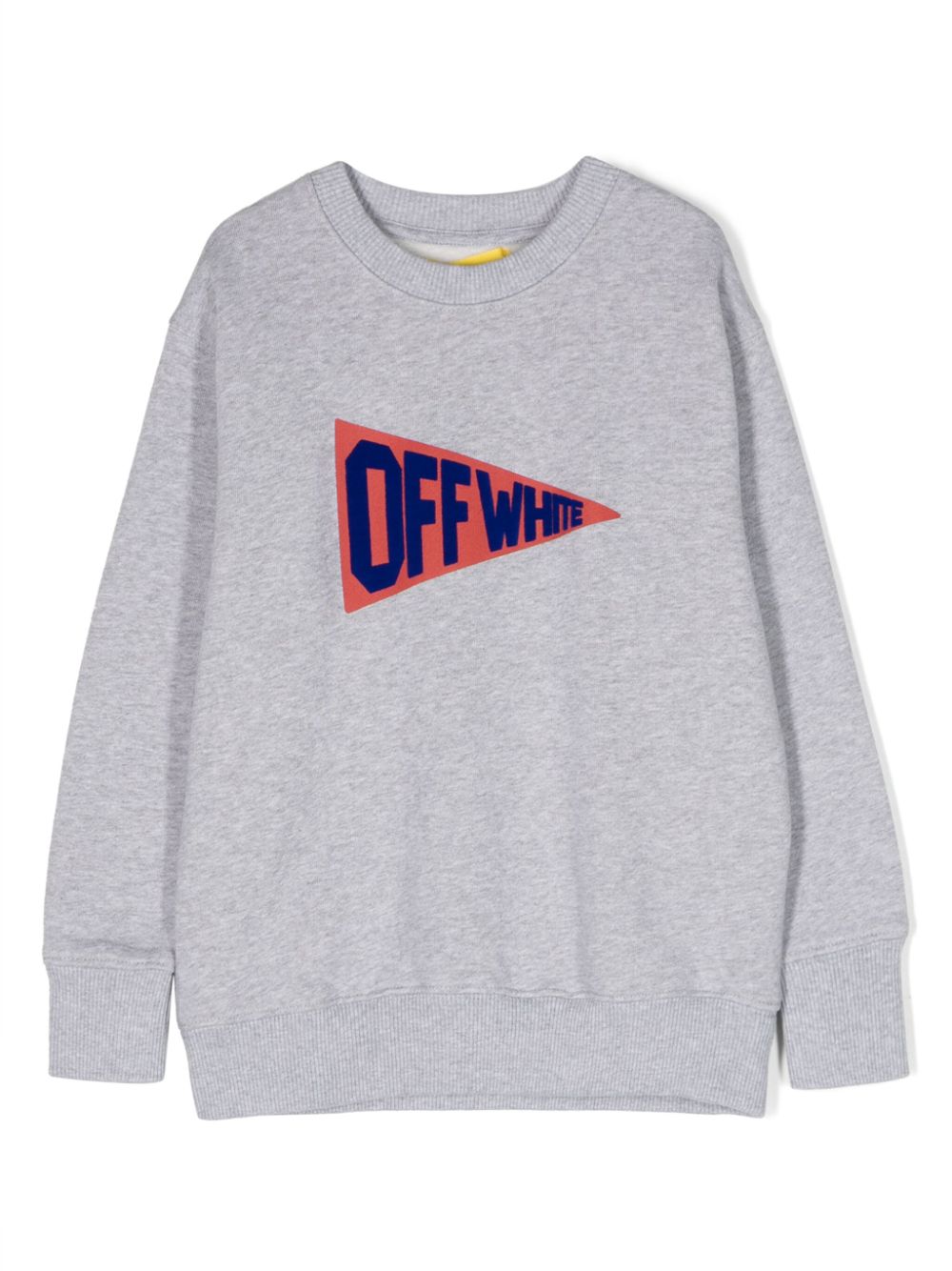 Logo-print cotton sweatshirt - Grey