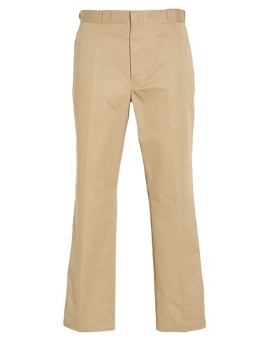 Man Pants Camel Size 34 Polyester, Cotton