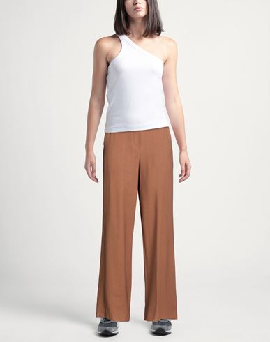 Woman Pants Brown Size 2 Viscose, Polyester