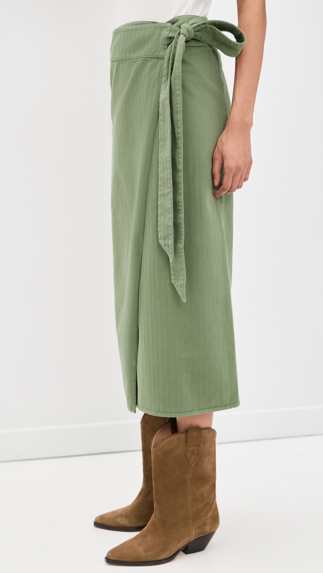 The Wrap Skirt Classic Army