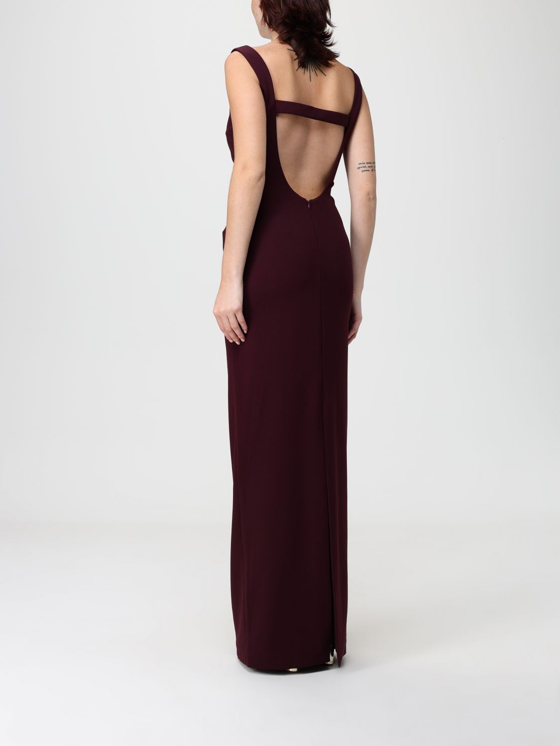 Dress Woman color Burgundy