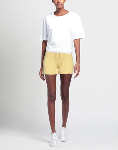 Woman Shorts & Bermuda Shorts Pastel yellow Size 1 Cashmere