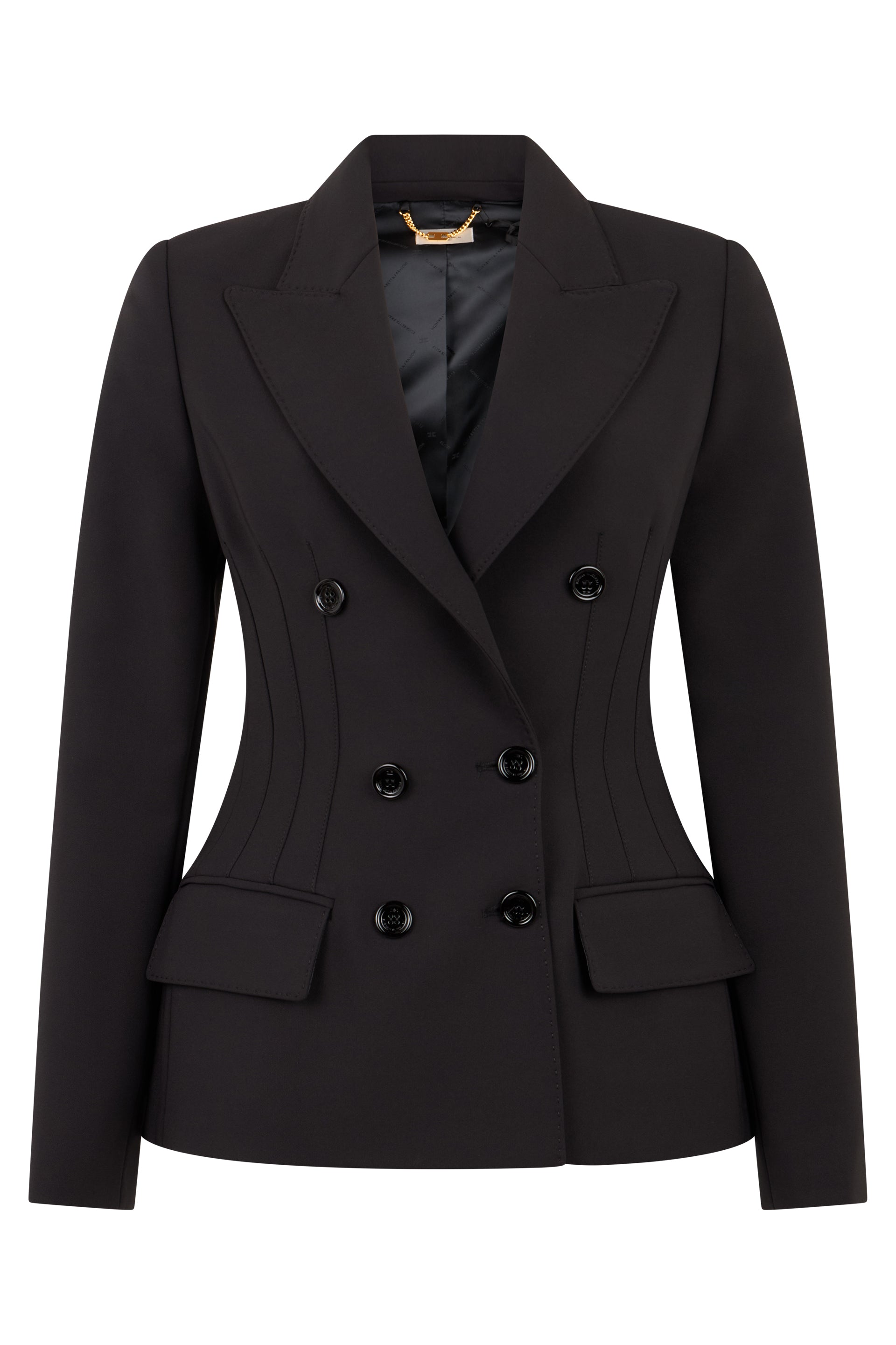 Double-Breasted Structured Jacket for Women