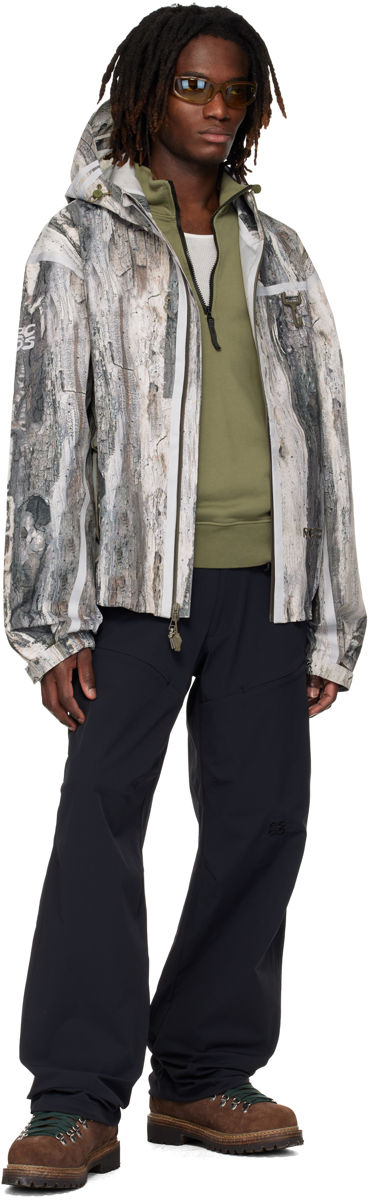 Beige & Khaki Sequoia Shell Jacket
