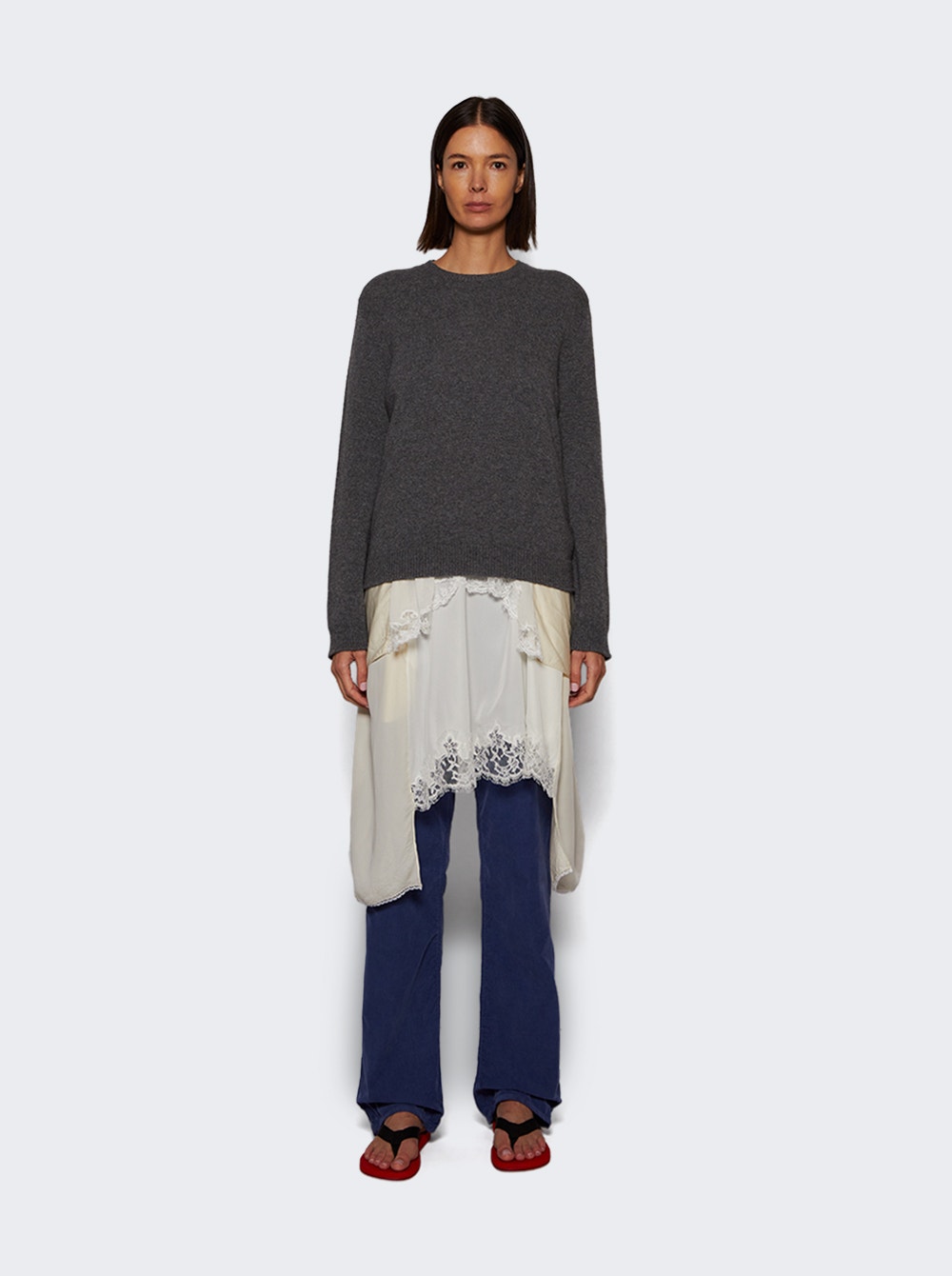 Tarley straight-leg trousers - Blue
