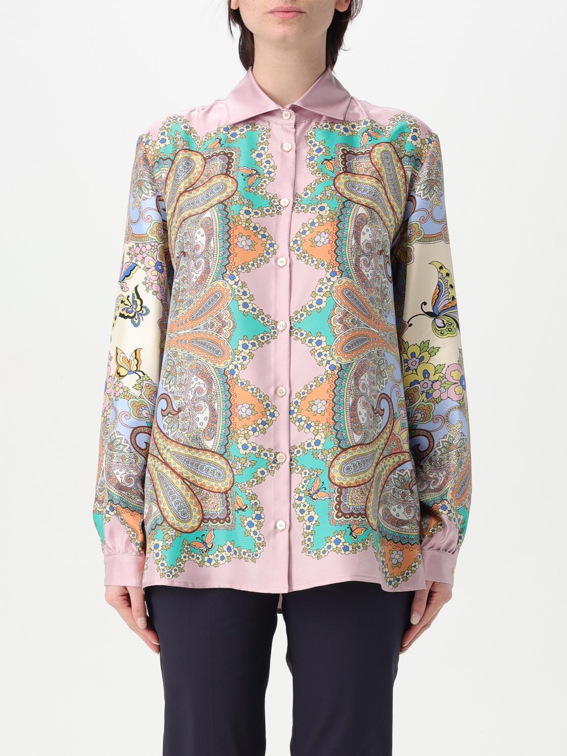 Paisley-print shirt - Pink