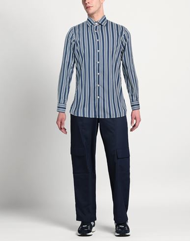 Man Shirt Navy Size 15 ½ Cotton